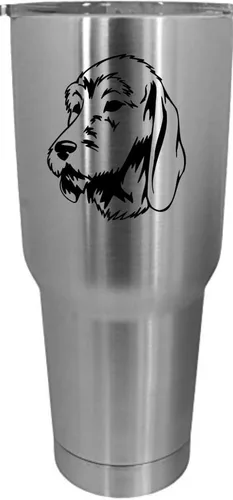 Vista 231 de Cairn Terrier - Vaso grabado con temática de perro, 30 onzas
