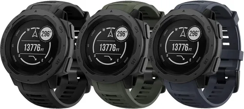 Vista 18 de NotoCity Correa de repuesto para Garmin Instinct, silicona suave, compatible con Garmin Instinct 2/Solar/Tactical(verde militar)