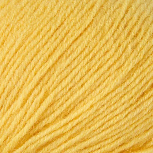 Vista 2 de 100% cachemira mongol interior, hilo de 6 cabos lujoso y suave para tejer y hacer ganchillo a mano (Amarillo brillante, 1 bola)