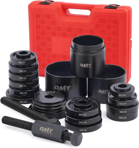 Vista 10 de Kit de prensa de rodamientos de rueda Orion Motor Tech para extracción e instalación de rodamientos de rueda delantera, juego de herramientas