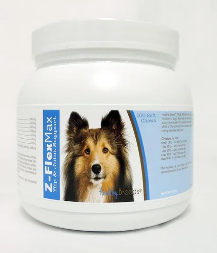 Vista 10 de Healthy Breeds Afghan Hound Z-Flex Max - Masticables suaves para cadera y articulaciones, 100