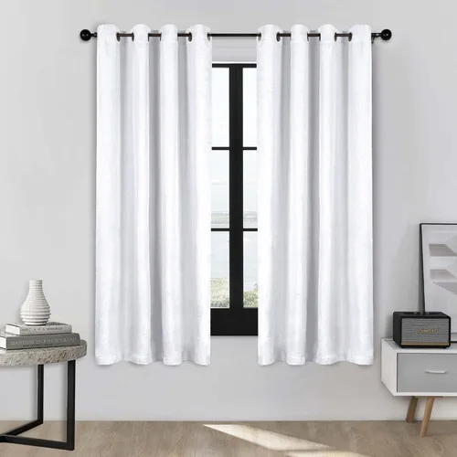 Vista 47 de Superior Linen Semi Blackout Curtains, Room Darkening, Bedroom, Drapes, Kitchen, Living Room Window Accents, Sun Blocking, Grommet Header, Classic