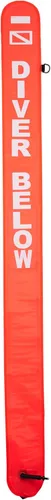 Vista 2 de Scuba Choice Surface Marker Buoy (SMB) High-Visibility Dive Signal Tube, Durable Nylon TPU, Compact & BCD-Compatible, Easy Oral Inflator for Diving