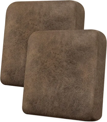 Vista 73 de Funda de cojín para sofá con aspecto de cuero, 1 unidad, elástica, para sala de estar, funda de cojín individual para sofá, protector de asiento