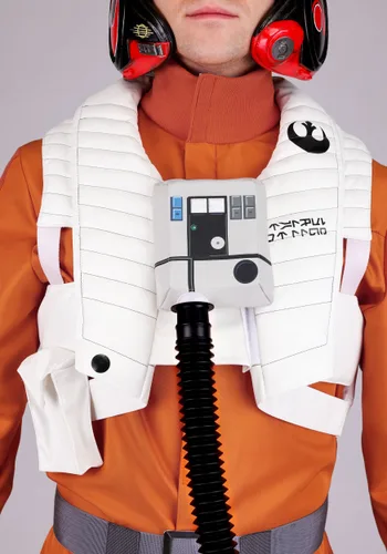 Vista 7 de Disfraz deluxe de piloto Poe Dameron para hombre de Star Wars Multicolor