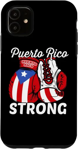 Vista 8 de Guantes de boxeo con la bandera de Puerto Rico para iPhone 16 Boricua Puerto Rican Pride Case