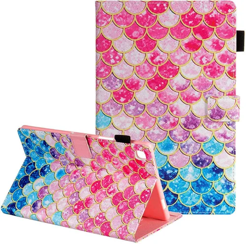 Vista 19 de Dteck Funda protectora de piel sintética con ranuras para tarjetas y función de soporte ajustable, para Samsung Galaxy Tab A7 de 10.4 pulgadas