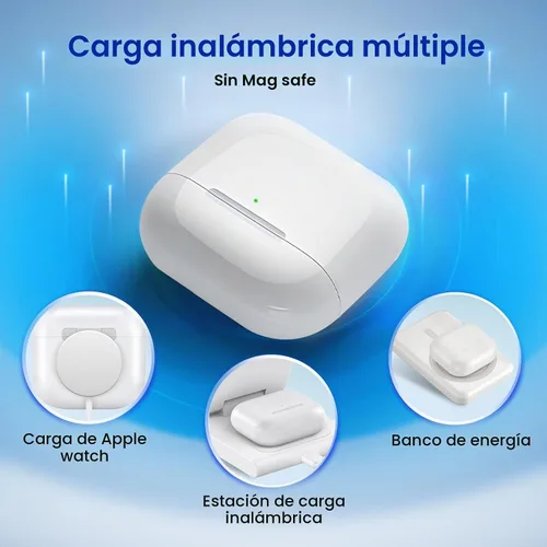Vista 5 de Funda de carga inalámbrica de repuesto para AirPods 4