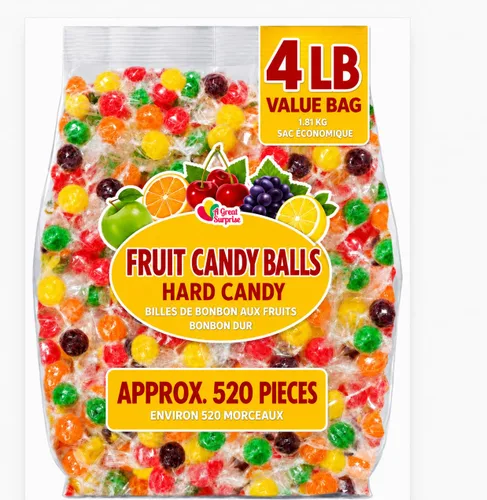 Vista 9 de Caramelos surtidos de molinete de frutas Starlight, 3 libras, envueltos individualmente