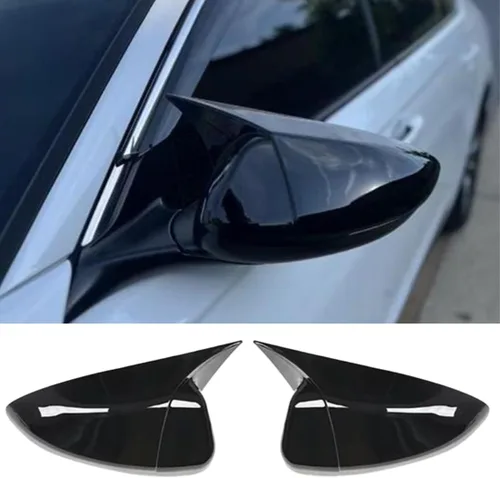 Vista 9 de XITER 2 unids ABS plástico buey cuerno lateral espejo retrovisor cubierta Trim para Honda Accord 8th 2008 2009 2010 2011 2012 Accesorios - sin señal