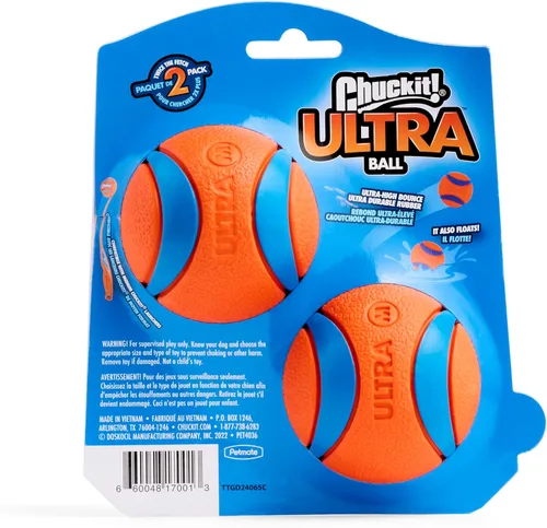 Vista 7 de Chuckit! ¡Tíralo! Ultra bola, medio (2.5 pulgadas) 2 paquete