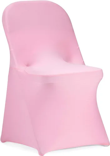 Vista 23 de Funda de silla Peomeise plegable, de elastano elástico para bodas, fiestas, banquetes, eventos