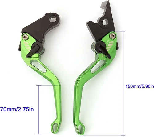 Vista 2 de Palanca de embrague de freno ajustable de aluminio 3D para Yamaha Fz25 2017-2018 Fz125 Fz 125 manillas; palanca de embrague de freno (color F)
