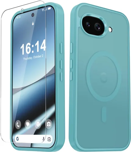 Vista 1595 de Funda para Google Pixel 10 Pro XL, cubierta magnética mate, color negro Fit for MagSafe, Screen Protector included, Shockproof Military Grade