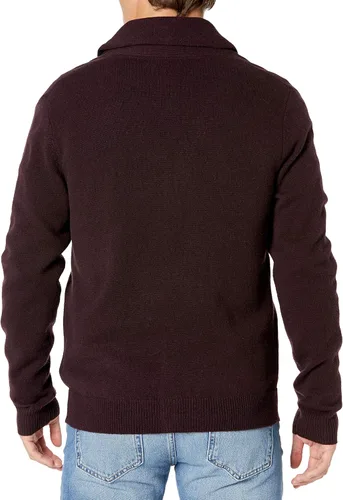 Vista 2 de Goodthreads Suéter tipo cárdigan de manga larga con cuello de chal para hombre