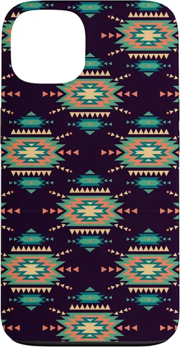 Vista 7 de Unique Western Black Turquoise Navajo Aztec Pattern Case for iPhone 17