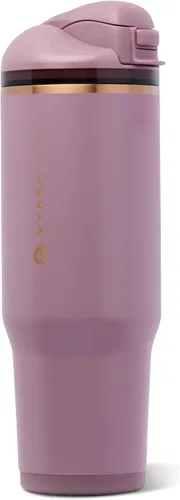 Vista 20 de HydroJug Ease2o - Botella de agua aislada de 24 onzas, tapa con popote y Duna