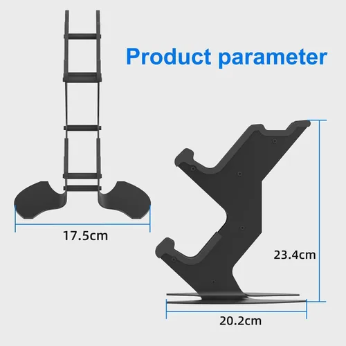 Vista 5 de NBCP Controller Holder, Gaming Headset Stand Mount for PS5 PS4 Xbox Series X SXbox OneNintendo SwitchHeadset Aluminum Metal Holder Universal