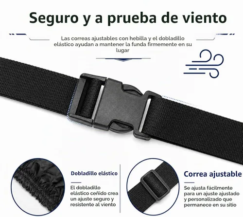 Vista 8 de ZOEDO - Funda impermeable para ATV, cubiertas resistentes al viento para quad, cubiertas para todo tipo de clima para vehículos de 4 ruedas, aptas