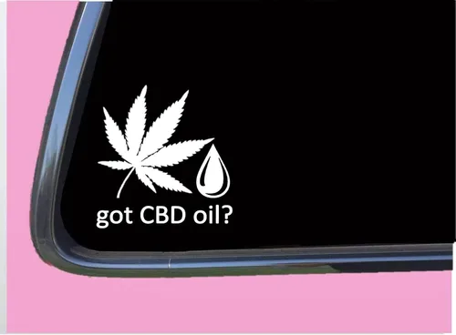 Vista 2 de got CBD aceite etiqueta TP 636 6 "vinilo etiqueta médica marihuana cáñamo cannabis thc