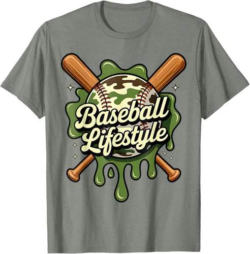 Vista 75 de Baseball Life Style 101 Apparel Youth Drip Baseball Boys Kid Camiseta