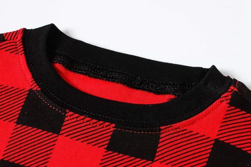 Vista 4 de Family Feeling - Pijamas para niños y niñas, conjunto de pijamas de 2 piezas, ropa para dormir de 100% algodón