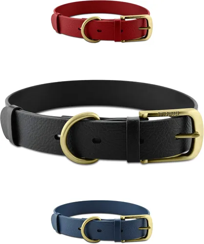 Vista 18 de Tuff Pupper Collar para Perro Clásico Resistente 10 Veces Más Fuerte que el Cuero Collar para Perro 100% Impermeable y Libre de Olores