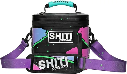 Vista 17 de SHITI Hieleras Enfriador para Camping, Viajes, Playa, Lonchera Suave para Alimentos, Bebidas y Hielo, Portátil, Impermeable, Bolsa Aislada de 24 El