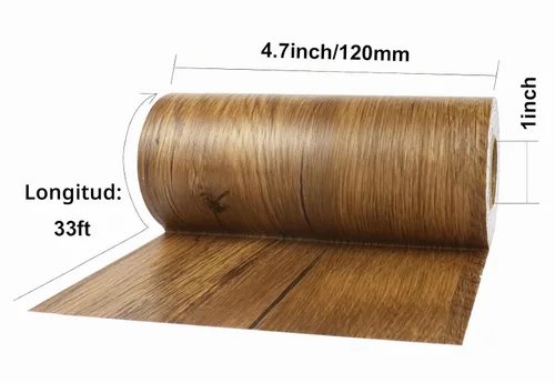 Vista 2 de BOMEI PACK Begonia - Cinta de reparación de grano de madera, 1 rollo de 33 pies, parche de reparación autoadhesivo para muebles, pisos, armarios