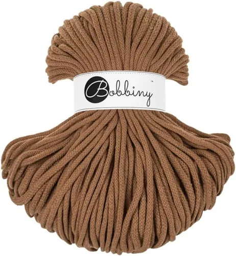Vista 28 de Bobbiny Cordón trenzado de macramé prémium de 0.197 in (rubor), 108 yardas/330 pies (100% algodón reciclado)