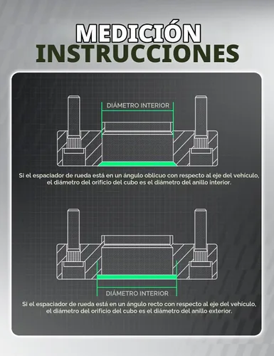 Vista 9 de YHTAUTO adaptadores para ruedas con buje céntrico 5x100/5x112mm, 20mm, compatibles con modelos Audi, Volkswagen, TT, Beetle, Golf, Jetta, Passat
