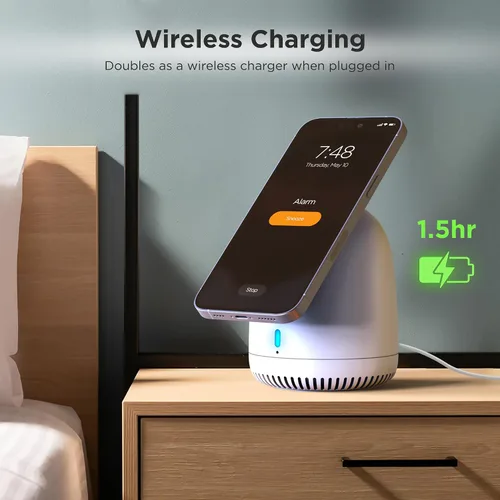 Vista 2 de Thore Soporte magnético para altavoz para iPhone con carga inalámbrica (compatible con MagSafe) 2023 Cool Tech Present para hombres, mujeres