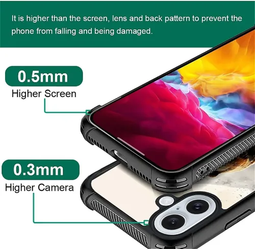 Vista 147 de Funda compatible con iPhone 15, diseño de elefantes africanos, diseño increíble a prueba de golpes, antiarañazos, carcasa trasera de policarbonato