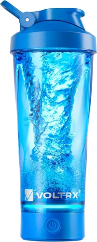 Vista 13 de VOLTRX Botella Batidora Eléctrica Premium de Proteínas, Hecha con Tritan - Libre de BPA - Vaso Batidor Portátil Vortex de 24 oz/Vasos Batidores