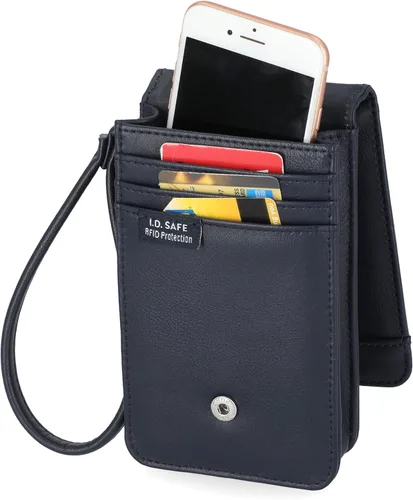 Vista 2 de Nautica Catalina - Cartera cruzada de cuero vegano RFID para mujer
