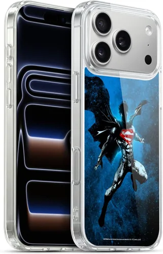 Vista 71 de Head Case Designs Officially Licensed Superman DC Comics Collage 80th Anniversary Gel Case [Military Grade Protection] Compatible with Apple iPhone