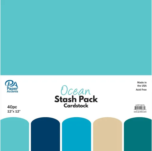 Vista 6 de PA Paper Accents - Paquete de cartulina de 12 x 12 pulgadas, papel de cartulina de color negro para hacer tarjetas, álbumes de recortes, impresión