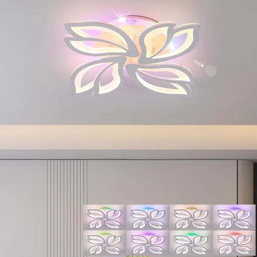Vista 17 de Ceiling Lighting Fixtures, Multi Color Led Ceiling Light, Rgb Ceiling Light Led ceiling light, Indoor dimmable light, Can control color lights