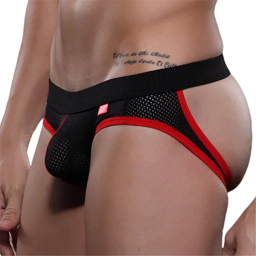 Vista 3 de ANUN Tanga sexy de tiro bajo para hombre, bikini con tanga