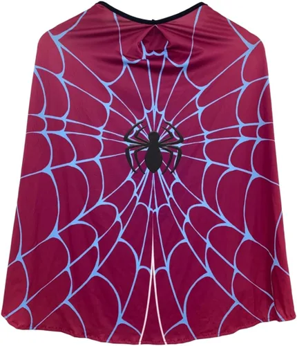 Vista 6 de Rickem Disfraz de fantasma para niños, disfraz de superhéroe con capa, conjunto completo para Halloween