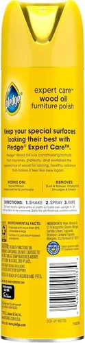 Vista 9 de Pledge Aceite de madera hidratante, aerosol revitalizante para muebles, aroma de ámbar y argán, 9.7 onzas (paquete de 3)