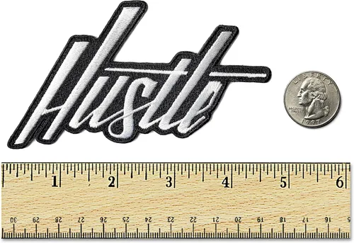Vista 3 de Hustle Patch - Parche de moral táctico de gancho y bucle