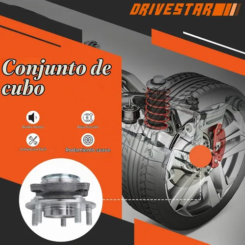 Vista 2 de 513298 - Par de rodamientos de rueda delantera y conjunto de buje