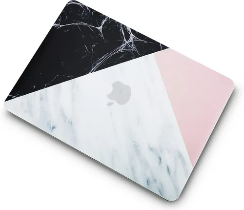 Vista 5 de KECC Compatible con MacBook Air de 13 pulgadas 2020 2019 2018 versión A1932 pantalla de retina + carcasa rígida protectora de plástico Touch ID +