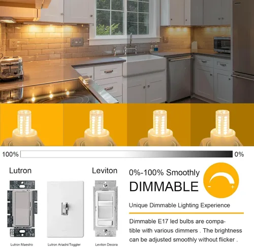 Vista 4 de KEI D28x KEL 2816x Bombilla para refrigerador 3W E17 Bombilla LED para nevera Kei 125 V 40 W Focos para electrodomésticos, 5304522314 5304517886