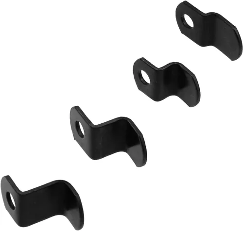 Vista 4 de 40 Clips de Lona Desplazados con Tornillos Clips de Metal Negro para Marco de Fotos Abrazaderas de Espejo Clips de Espejo Desplazados de Servicio