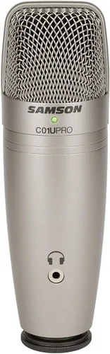 Vista 2 de Samson C01U Pro – Micrófono condensador de estudio USB