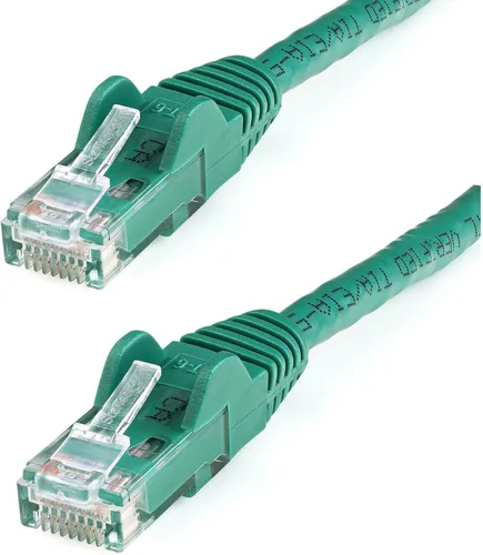Vista 60 de StarTech Cable Ethernet CAT6 de 6 pulgadas – Cable Ethernet CAT 6 Gigabit amarillo -650 MHz 100 W PoE RJ45 UTP Network/Patch Cord Snagless w/Strain