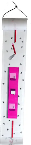 Vista 2 de Terro T521 Super Fly Roll - Trampa para moscas con imán, color blanco
