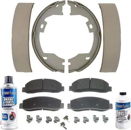 Vista 81 de Detroit Axle - Pinza de disco del lado del acompañante + pastillas de freno de cerámica de repuesto para Lexus HS250H Toyota RAV4 Prius V Scion xB
